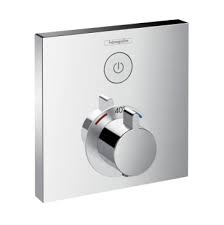 poza Baterie dus termostatata incastrata Hansgrohe gama ShowerSelect, 1 functie, crom