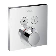 poza Baterie dus termostatata incastrata Hansgrohe gama ShowerSelect, 2 functii, crom