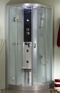 Poza Cabina de dus cu sauna si hidromasaj 100X100 cm seria Roltechnik model Light Line LLR Pachet GROHE