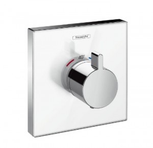 Poza Baterie termostatata incastrata Hansgrohe gama ShowerSelect, alb-crom