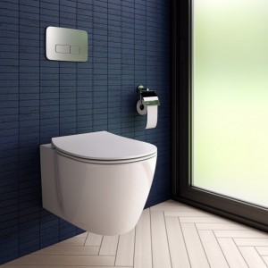 poza Vas WC suspendat Ideal Standard gama Connect AquaBlade, cu sistem de prindere ascuns, alb