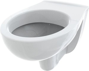 poza Vas ceramic pentru WC TECE, montat suspendat, cu volum redus de spălare