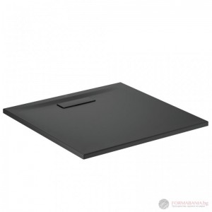poza Cadita de acril slim Ideal Standard patrata de 80x80 cm negru mat