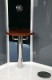 Cabina de dus stanga cu sauna si hidromasaj 115X85 cm seria Roltechnik model Dark DLS/1150