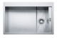 Chiuveta de bucatarie 780x512mm Franke seria Crystal Line model CLV 210 inox satinat, cristal alb