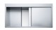 Chiuveta de bucatarie 1000x512mm cu picurator dreapta Franke seria Crystal Line model CLV 214 inox satinat, cristal alb